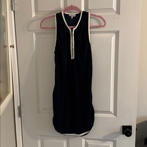 TCEC Navy Blue Mini Dress with White Trim